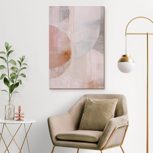 Painting of a circle and a circle