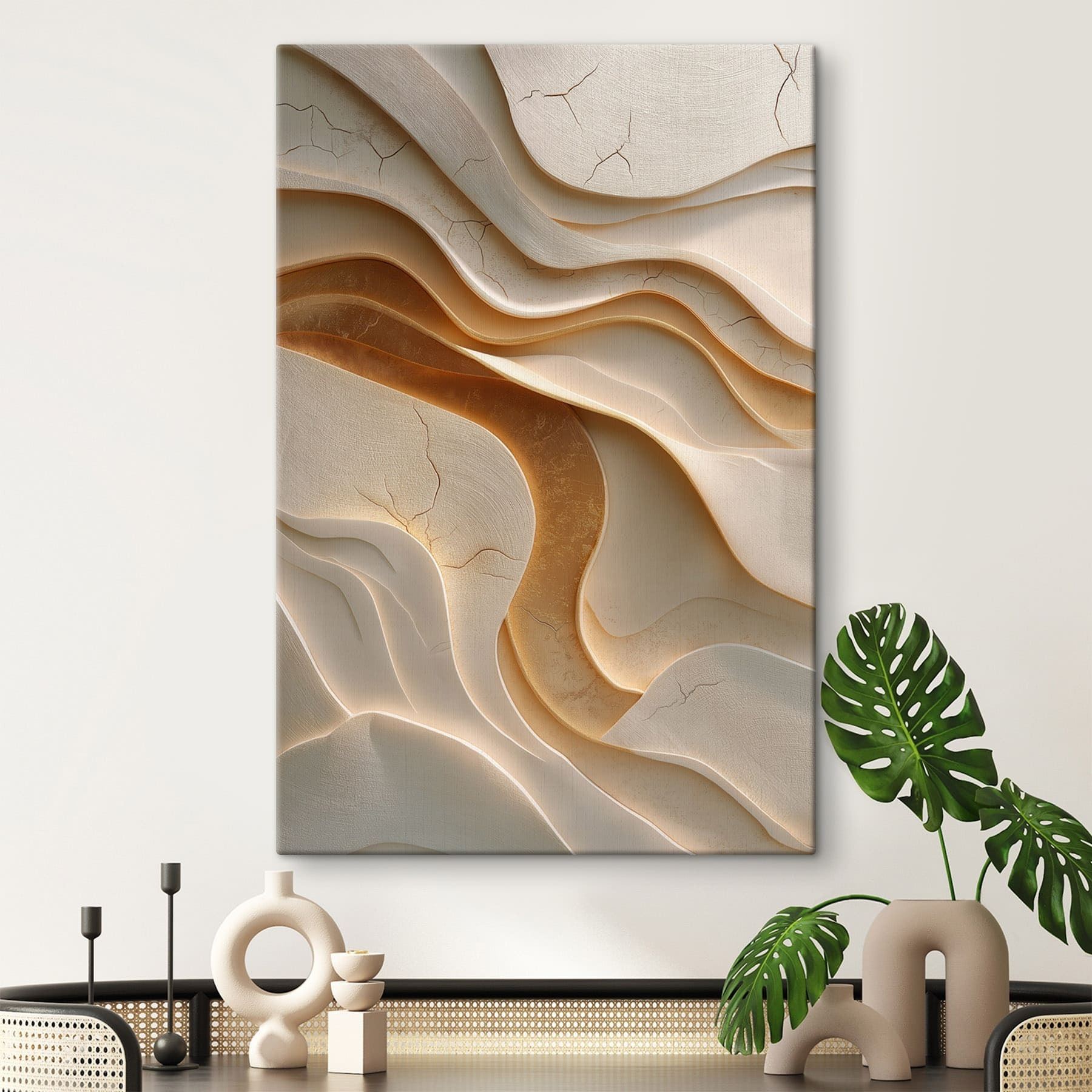 Waves of texture and subtle color