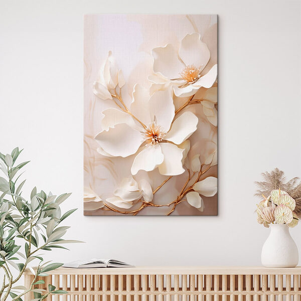 Delicate florals in soft hues