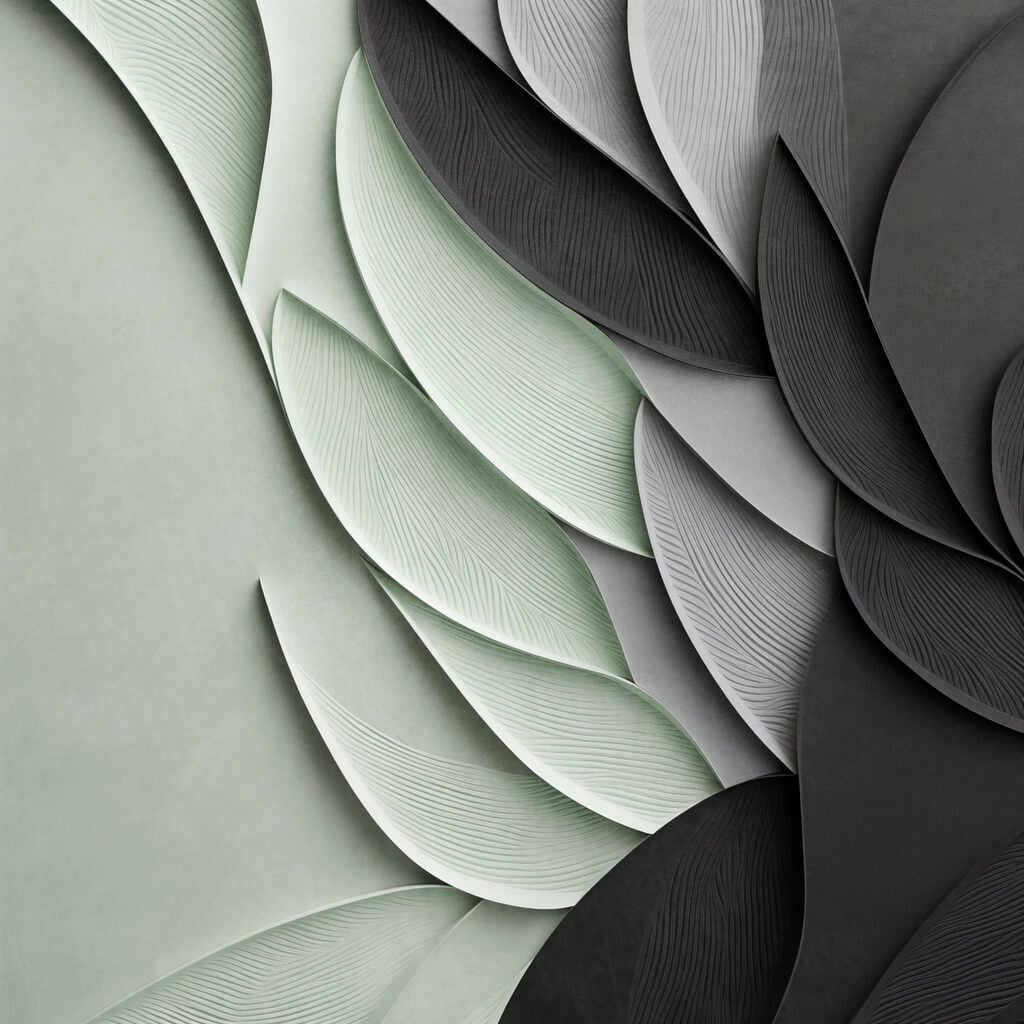 Soft layers in calming hues