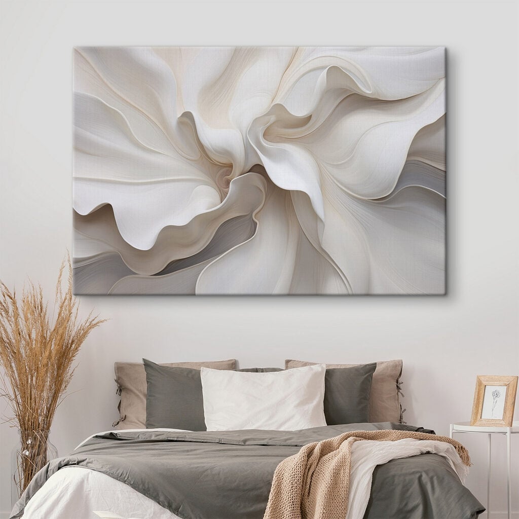 Flowing forms in soft hues