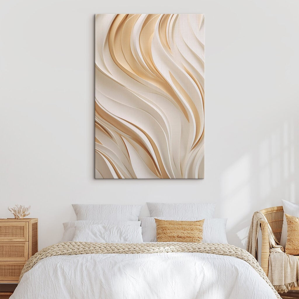 Flowing Forms in Soft Tones
