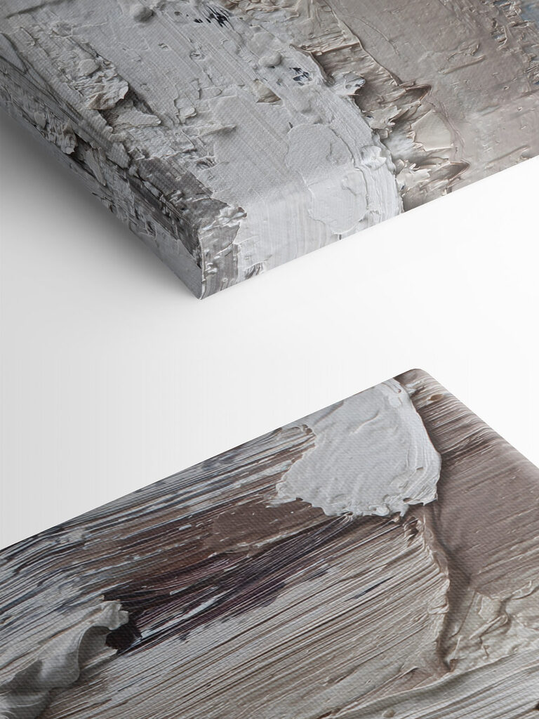 Textured layers of subtle tones