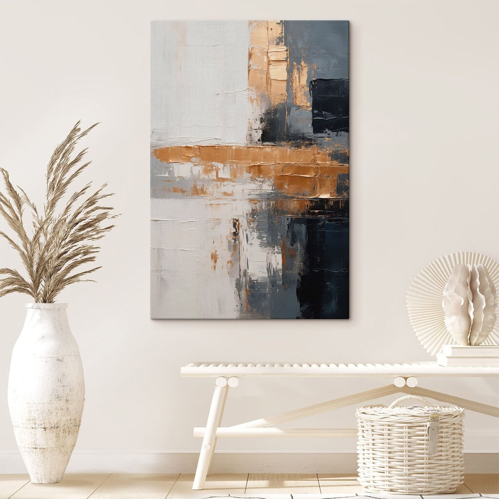 Abstract harmony in muted tones